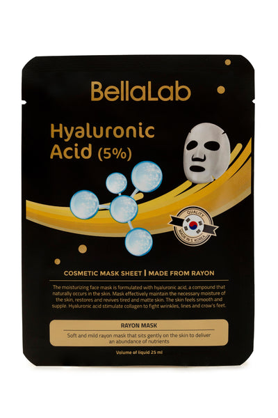 Hijaluronske (5%) maske za lice